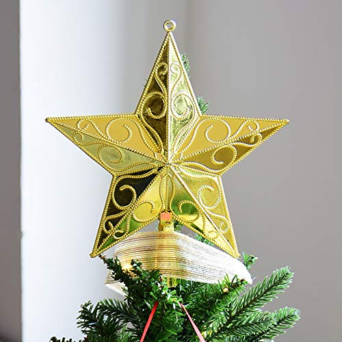 Amazon | E-Fly クリスマスツリートップ 星 クリスマス飾り 豪華